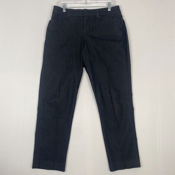 Nine West Women’s Size 6/28 Dark Gray Straight Leg Dress Pants Pockets Stretch - Picture 1 of 14